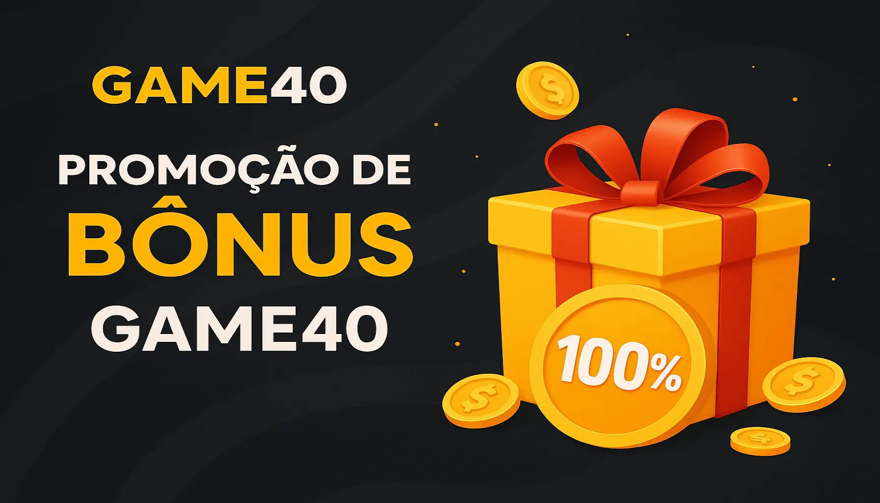 O bônus promocional GAME40 é uma ótima maneira de começar sua aventura