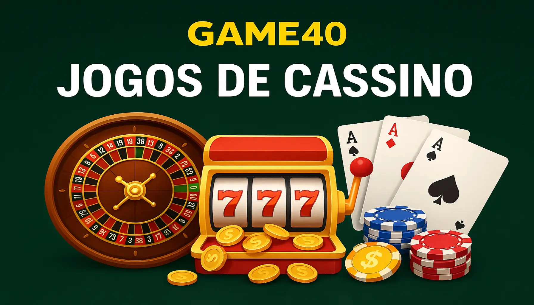 Jogos de cassino online inovadores e emocionantes na GAME40