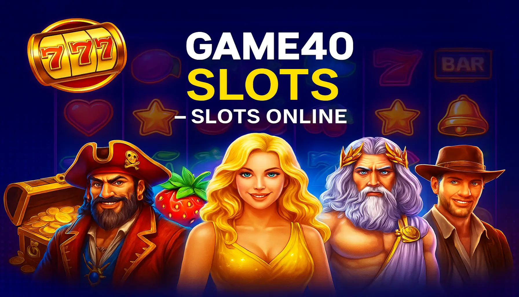 Explore o mundo das slot machines no GAME40 Casino